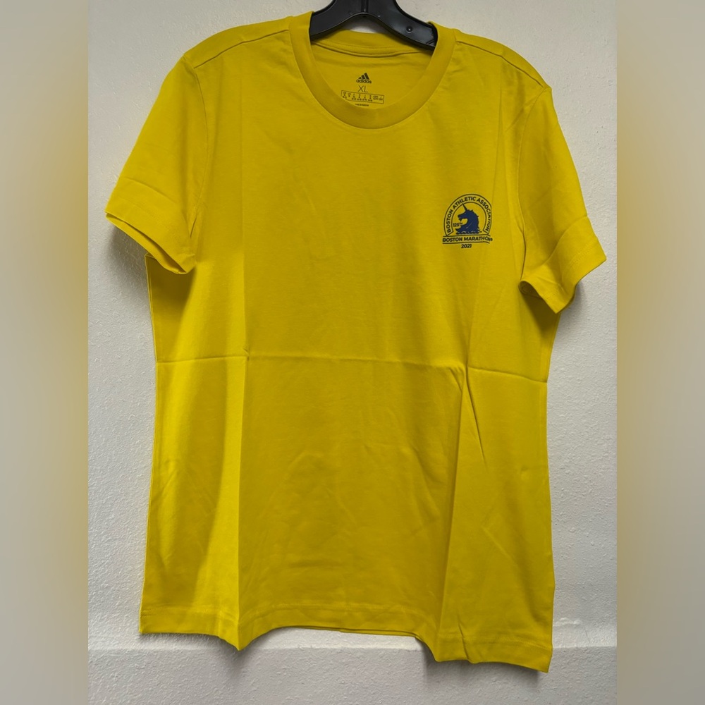 adidas Women BOSTON MARATHON 2021 LOGO TEE #104
